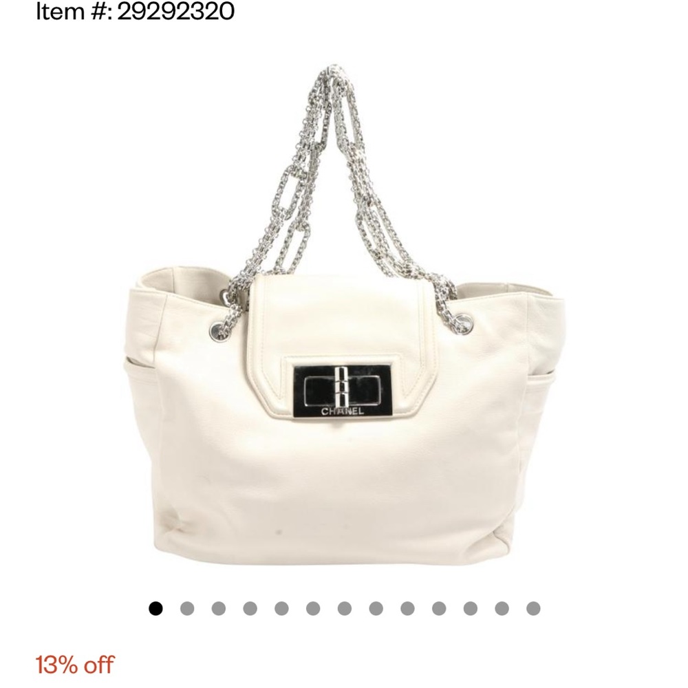 ❌❌SOLD -Chanel Mademoiselle 2.55 Reissue Giant Lock Calfskin Leather Tote